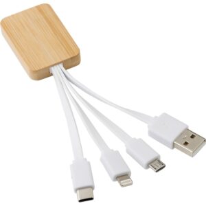 Bambus Aufladekabel für Ihre Werbung